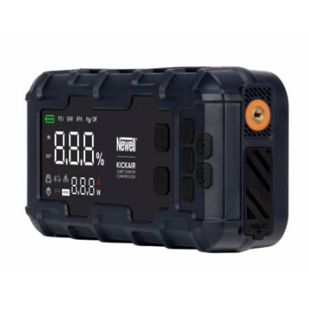 Newell KickAir - urządzenie rozruchowe 4w1 (rozrusznik, kompresor, powerbank, latarka LED), NL5086